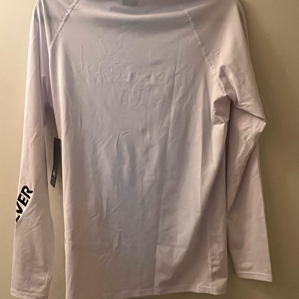 New White Quicksilver Rashguard Size L